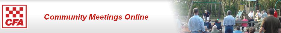 Community Meetings Online