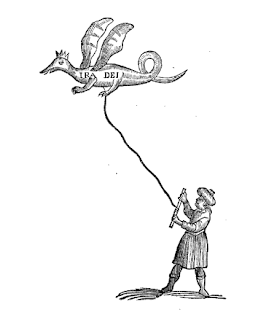 Гравюра с драконом из книги Атанасиуса Кирхера