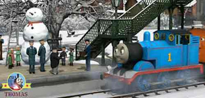 Sir Topham Hatt opened a important package inside a top hat tremendous Thomas the tank engine train