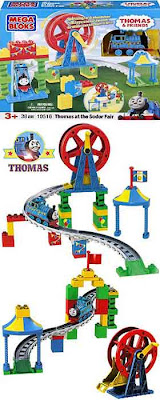 Magical world of Thomas the train Mega Bloks Thomas at the Sodor Fair amusement park Ferriswheel