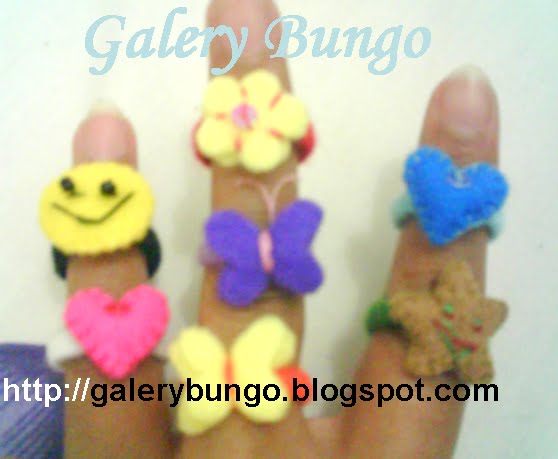 cicin bermotiv dari kain flanel felt
