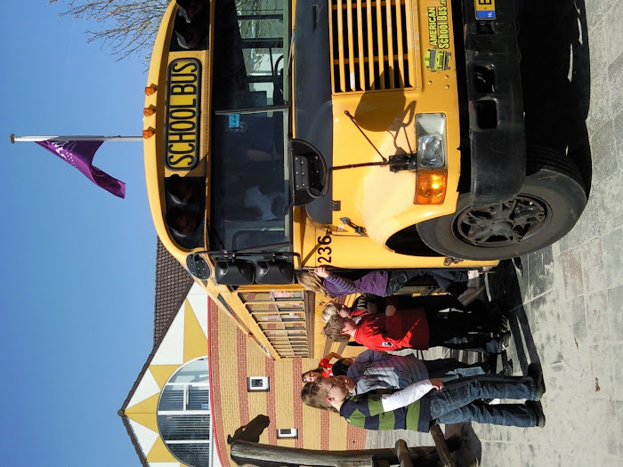 oude schoolbus