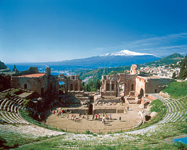 Taormina,Sicily High in the Mountains