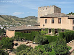 PATIO MACHUCA, SITUADO EN LA ALHAMBRA DE GRANADA.