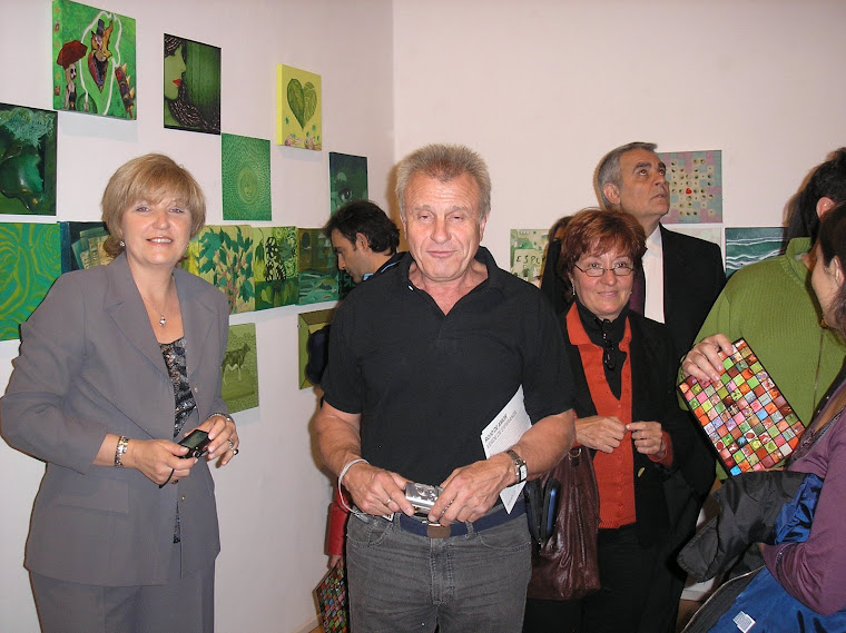 Expositores Marika Corti y Arnoldo Gualino