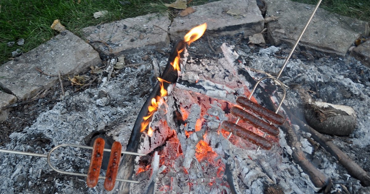 Eagan Daily Photo Bonfire hotdogs