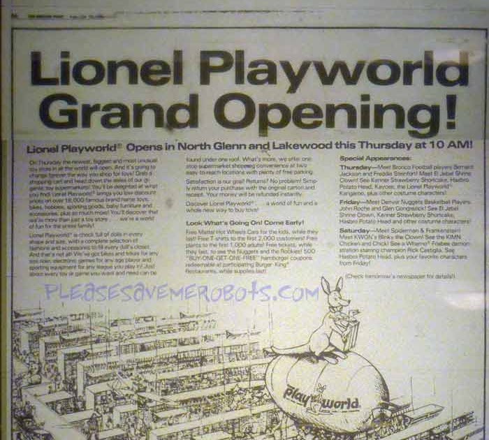 lionel playworld