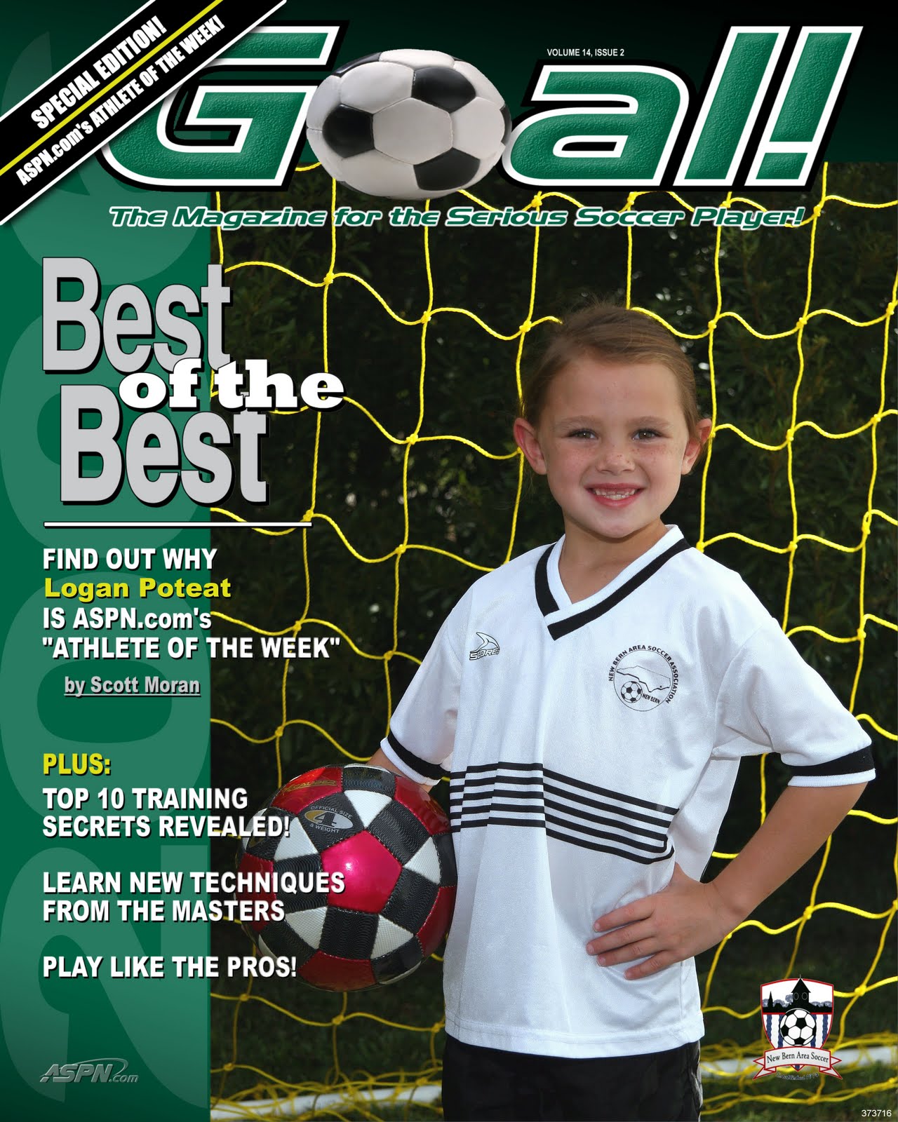 Soccer Photo Magazine Cover