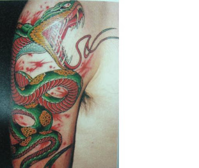 Tattoo japan snake 