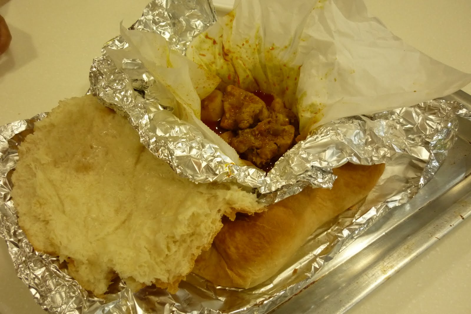 kitchen flavours Golden Pillow Bread (Kampar Curry Chicken)