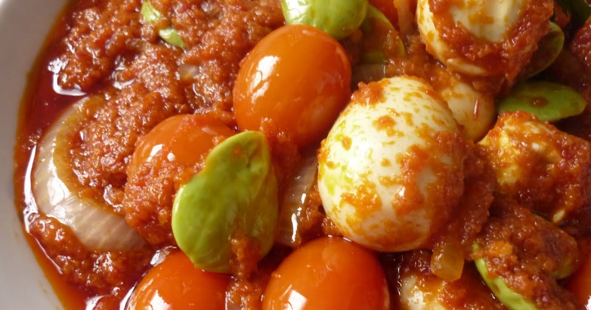 kitchen flavours Sambal Petai with Eggs