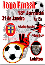Cartaz: C.C.D.R Covao Lobo vs C.Albergaria