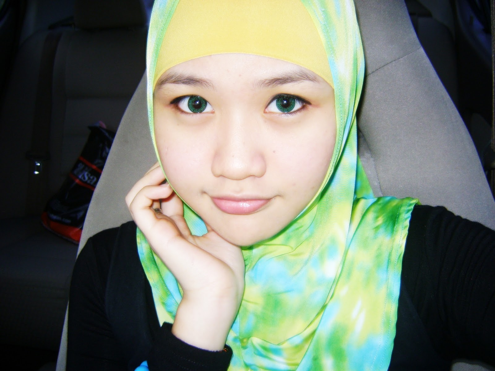 tudung comel