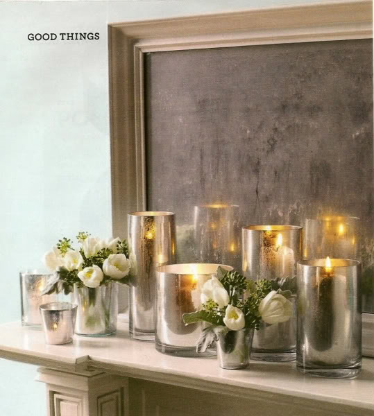 Elements Design Decorating with Mercury Glass