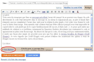 html littéral