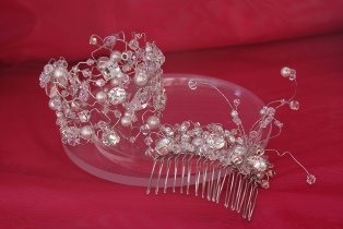 Wired cuff and hair piece