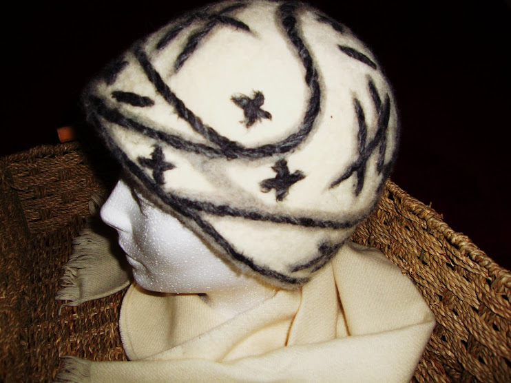 "Snow flake" Hat made from wool US $80