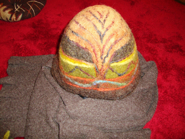 "Spooky" 1 Hat made from wool US $80 Sold