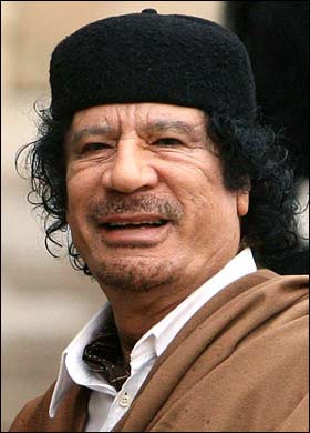 Gaddafi President Libya