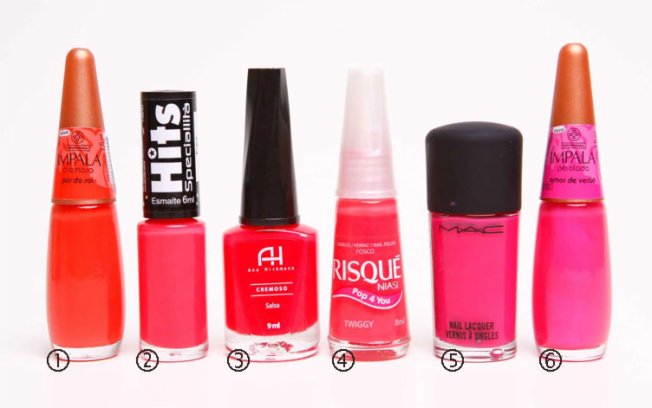 esmaltes verão 01 Esmaltes e unhas do Verão