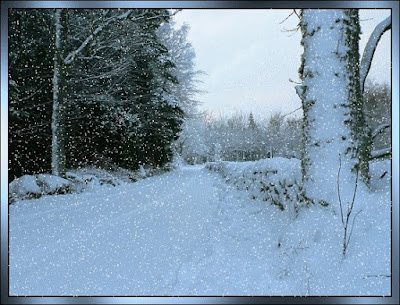 winter scene in Ohio