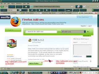 :            1.Firefox+febe+add