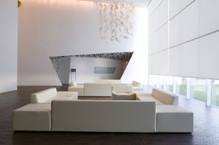 Modern Living room Funtastic white sofa