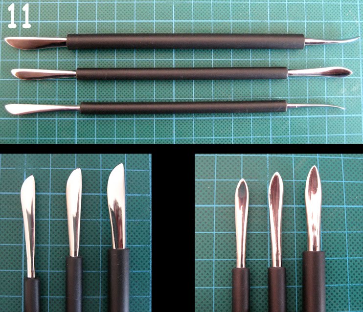 make your own sculpting tools LARGER SCULPTING TOOLS