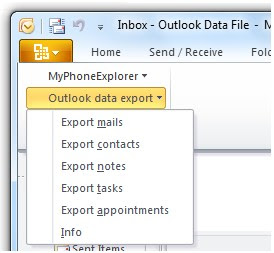 Download Outlook Data Export - dodatak za Microsoft Outlook 2010 i 2007 Download Outlook Data Export - dodatak za Microsoft Outlook 2010 i 2007