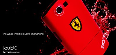 Acer Liquid E Ferrari, luksuzni mobilni telefon Android OS Acer Liquid E Ferrari, luksuzni mobilni telefon Android OS