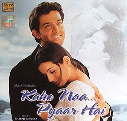  حصريا / رائعه هيرتيك روشان الرومانسيه الرهيبه Kaho Naa Pyaar Hai Dvdrip 600 Mb Rmvb Translated مترجم  Kaho+na+pyar+hai