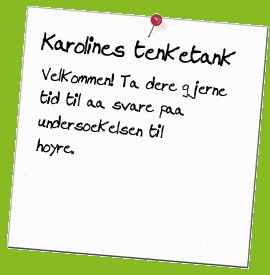 Karolines tenketank