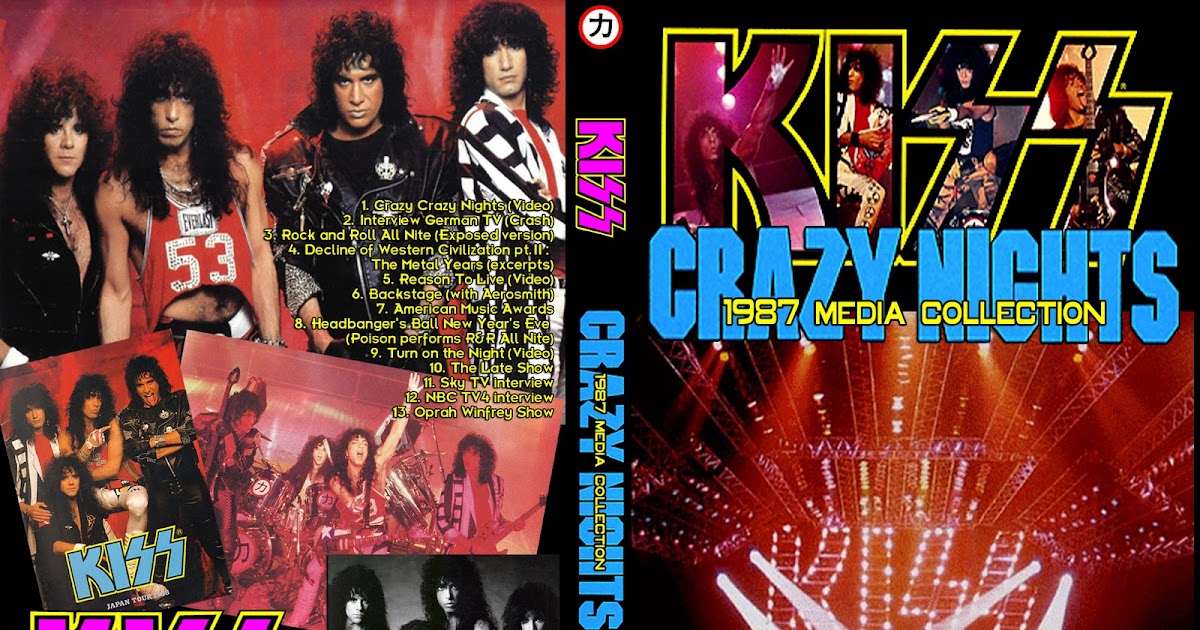 RC's Bootleg Artwork Kiss 1987 Media Collection