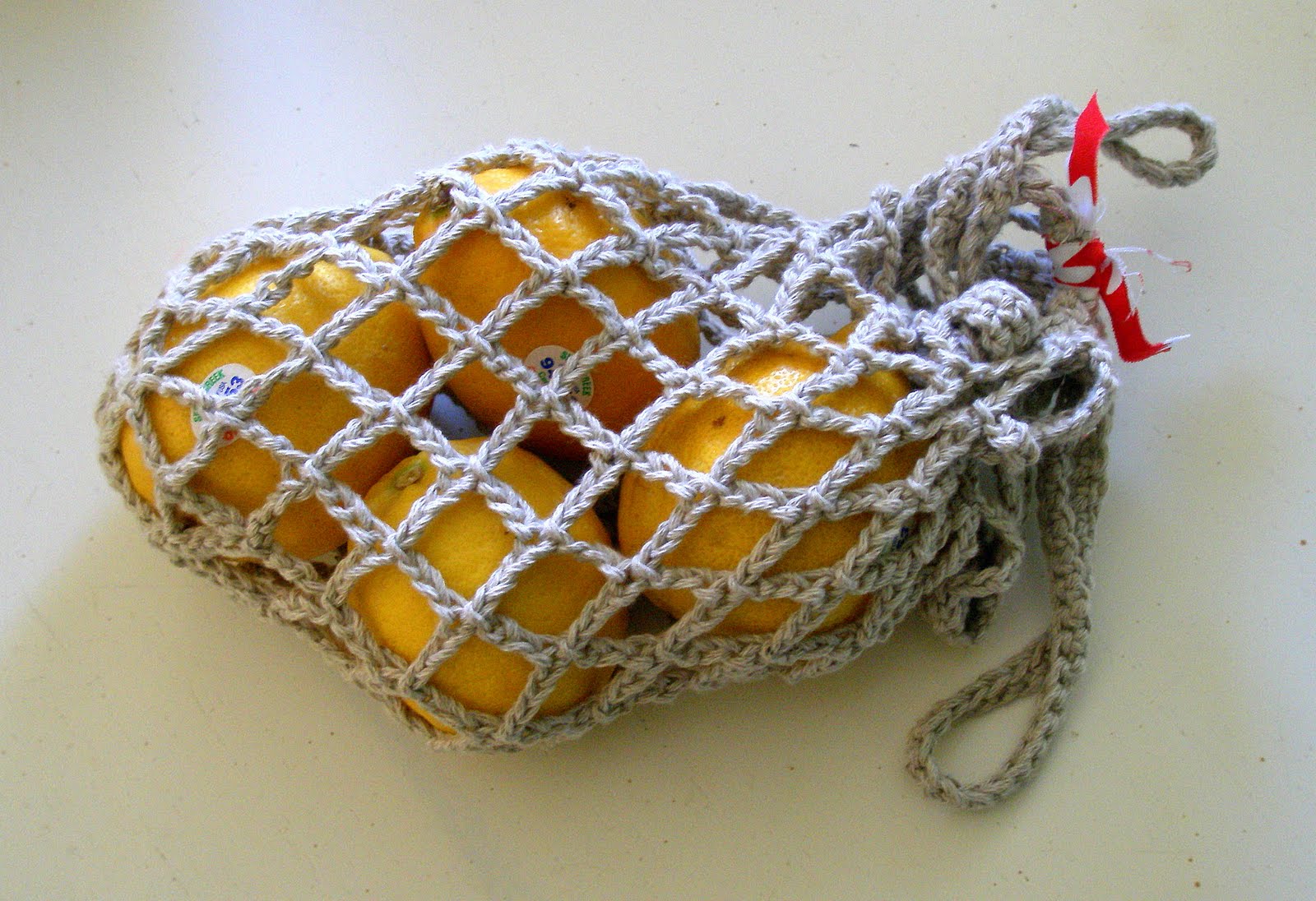 Oh The Cuteness!: Crocheted Produce Bag