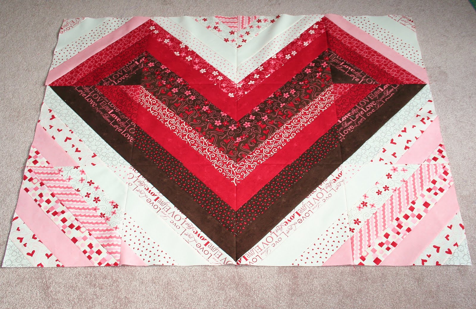 it's not material...it's spiritual easter evening, quilts with and