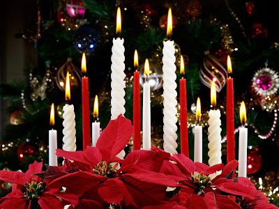 Nice Christmas candles hot picture 