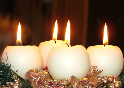 Christmas Decorations with nice candles hot pic