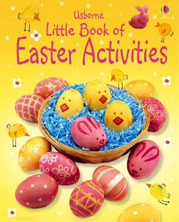 Usborne Little Book of Easter Activities for children with designed eggs with arts hot pic