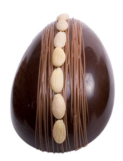 Nicely baked Chocolate Almond Egg for Easter 2009 sexy pic la pascua