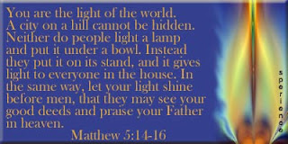 Motivational quote You are the light of the world full text of Matthew 5: 14-16 verse with burning light sexy gallery