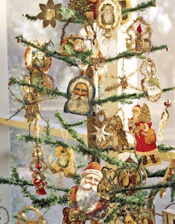 Christmas tree Antique ornaments to make and Santa Claus clipart decorated idea free download Christian Christmas decorating picture