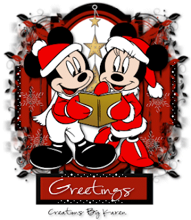 mickey and minney mouse in Santa Claus dress greetings and singing Christmas carols smiling Christmas Christian clip art pictures and religious photos free download