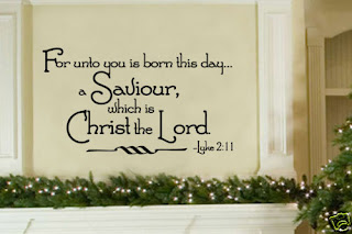 For unto you is born this day... a saviour, which is Christ the Lord - Luke 2 11 Luke 2 11 verse about Jesus nativity picture with Christmas decoration background download for free