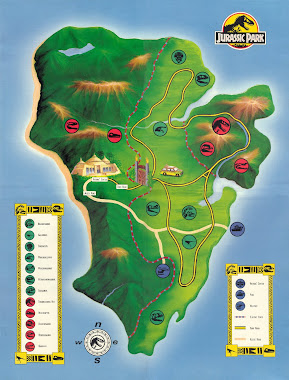 The map of the Island