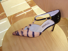 Zapato de Tiffany de leopardo y charol