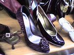 Zapatos berengena de Tiffany