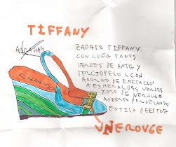 Zapato Tiffany para hacer de encargo.