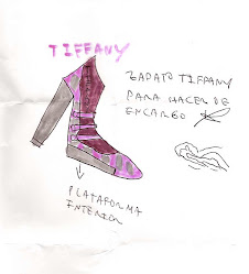 zapato Tiffany para hacer de encargo