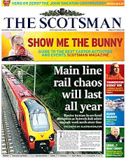 Front page of the 'Andrew Neilled' Scotsman, Edinburgh, Saturday 22 March 2008