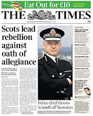 Times, London, front page 12 March 2008